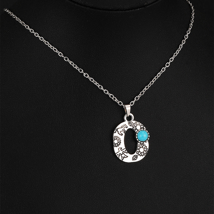 Wholesale Bourbon Mia Style English Letter Necklace ACC-NE-Yuj001