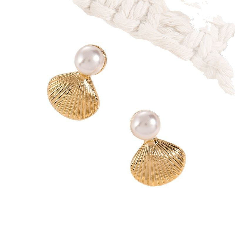Wholesale Summer Sea Life Shell Shape  Earrings