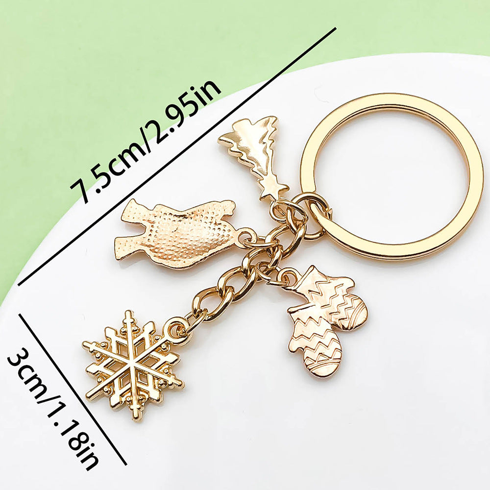 Wholesale Cute cartoon Christmas keychain