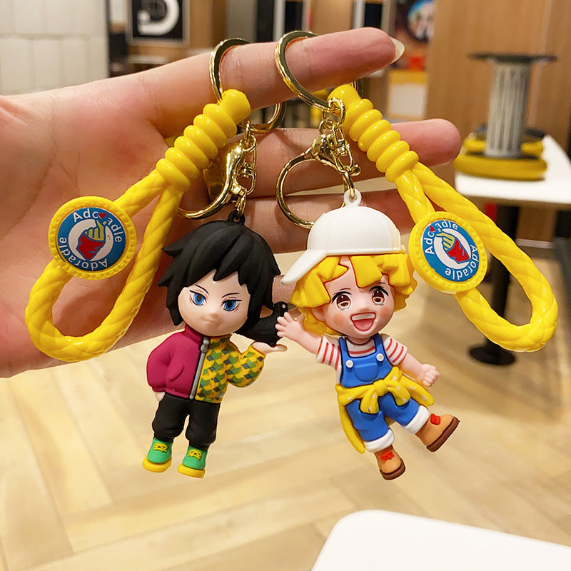Wholesale Cartoon Animation PVC Keychain Cute Keychain ACC-KC-ErLu009