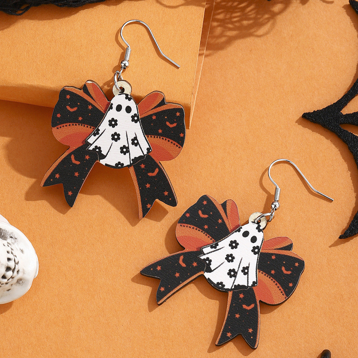 Wholesale  Ghost Bow Earrings