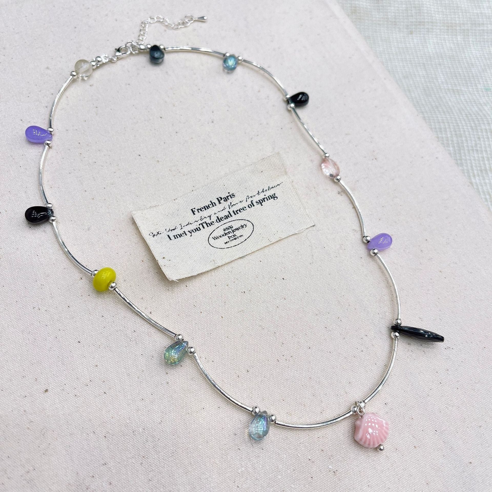 Wholesale Starfish Shell Mushroom Pendant Necklace