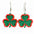 Wholesale St. Patrick's Four Leaf Clover Green Earrings