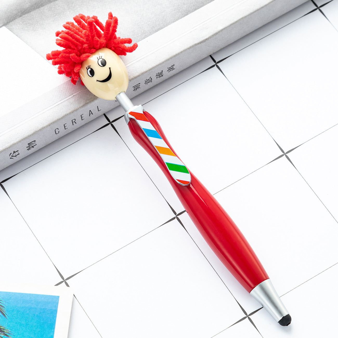 Wholesale Plush doll head pen