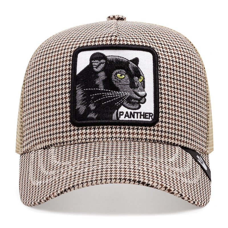 Wholesale Cartoon Animal Sun Protection Mesh Embroidery Hat Baseball Cap ACC-HT-JingKun011
