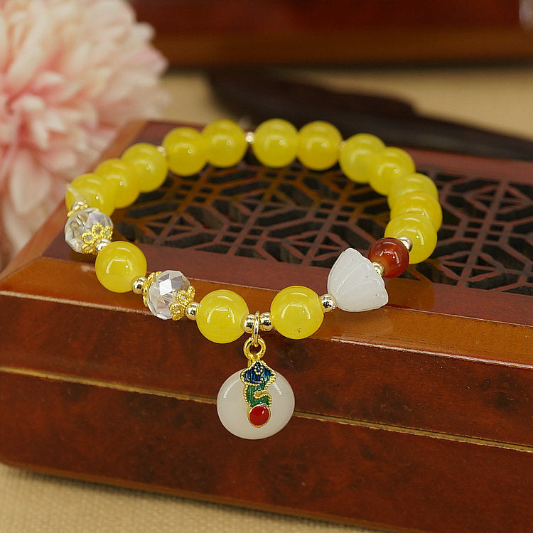 Wholesale Mixed Material Glass Inlay Jewelry Accessory Resale Gift