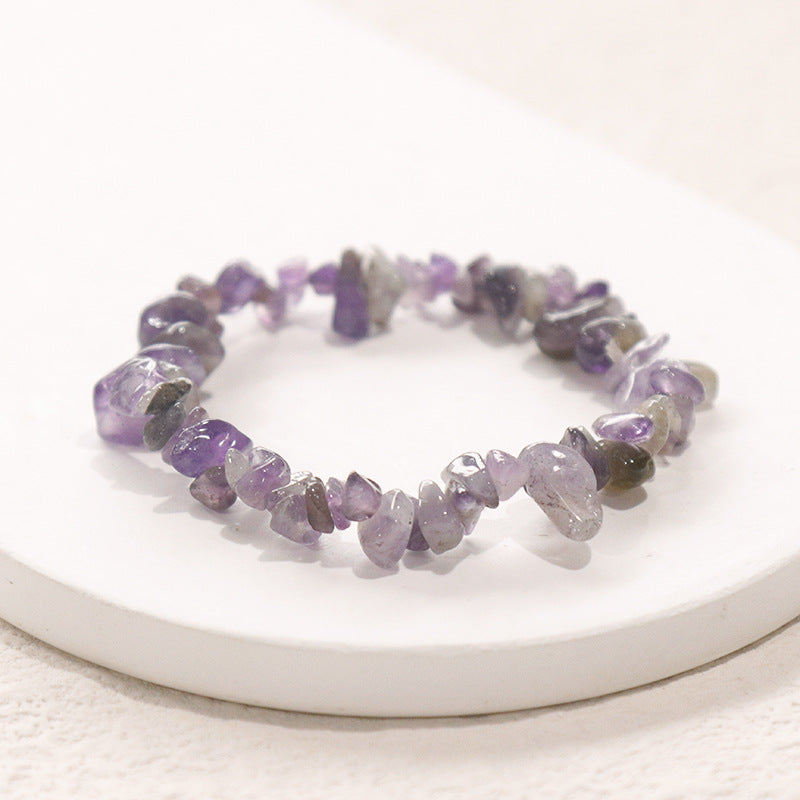 Wholesale Colorful Natural Stone Hand-strung Bracelet