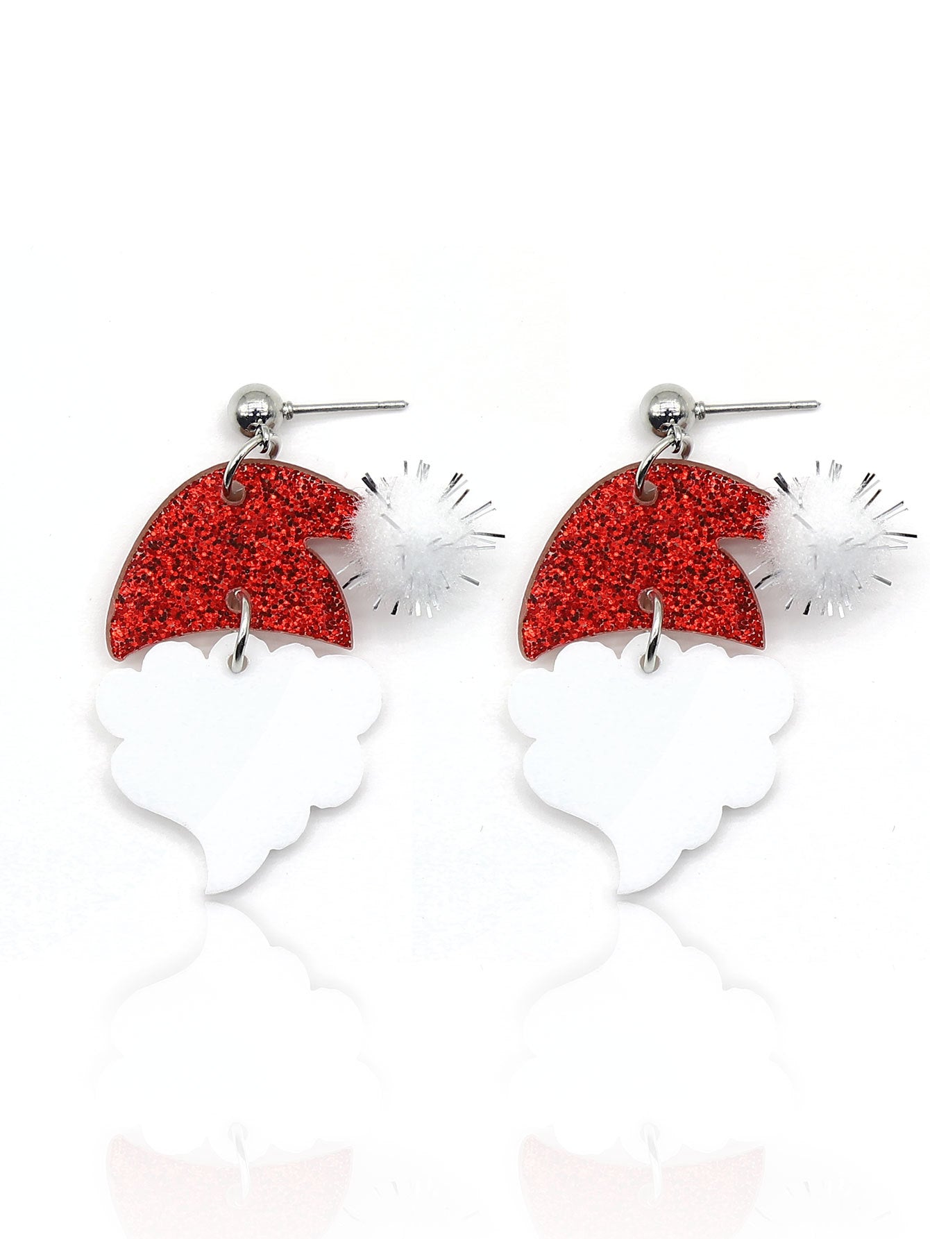 Boucles d'oreilles en gros de Noël en bois en bois étoiles