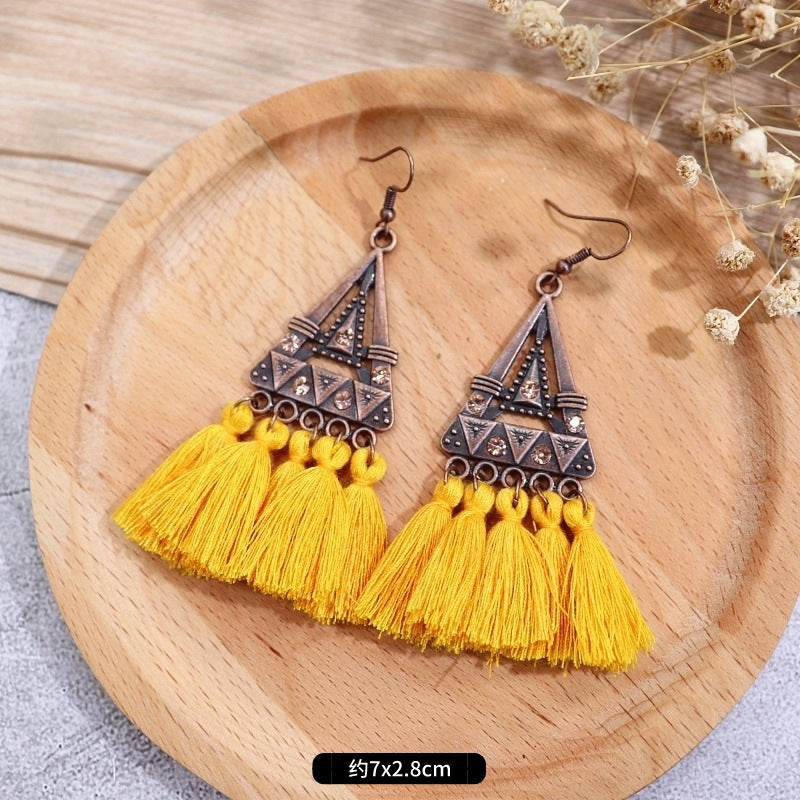 Wholesale Vintage Bohemian Ethnic Style Earrings ACC-ES-Luox004