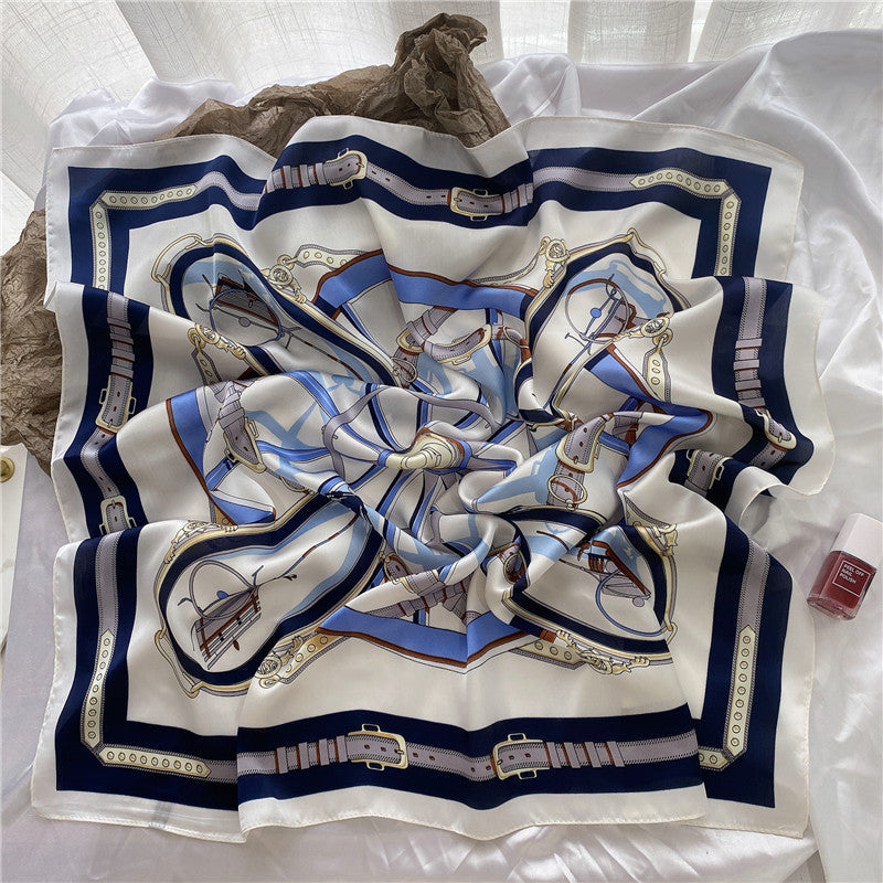 Wholesale Hangzhou Silk Spring Autumn f Women' s Shawl f 70cm Square f Gift Silk