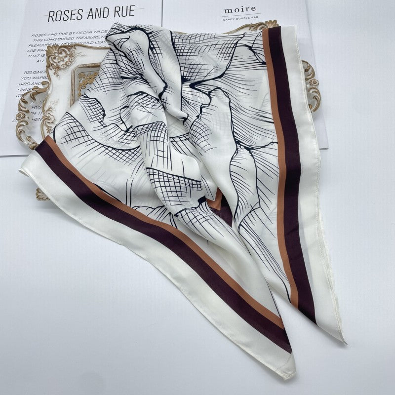 Wholesale summer autumn Silk f 70* 70cm Large Square Scarf