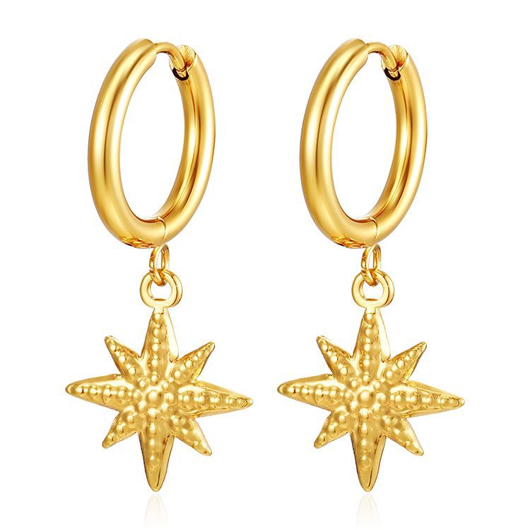 Wholesale 18K Gold Plated Stainless Steel Earrings ACC-ES-MuShan015