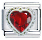 Wholesale Italian Charm Bracelet 9mm DIY Splicing Heart Series Stainless Steel Composable Bracelet