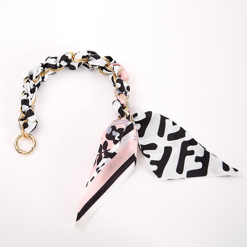 Wholesale Colorful Woven f Chain Phone Wrist Strap With Metal Pendant Trendy Fashion Accessory Gift For Women