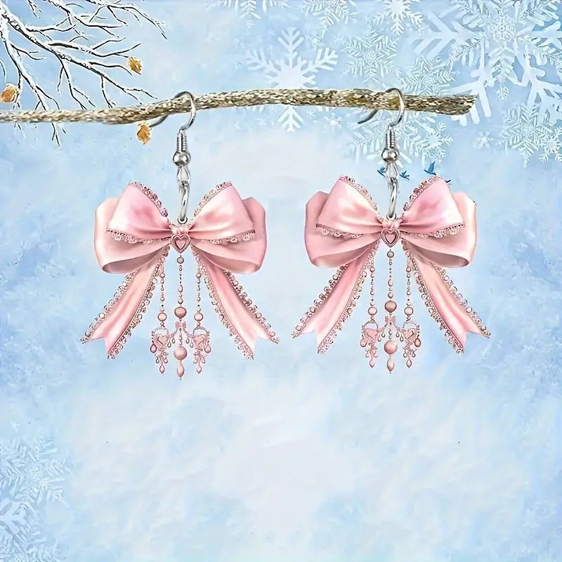 Wholesale Valentine's Day Love Wings Acrylic Earrings