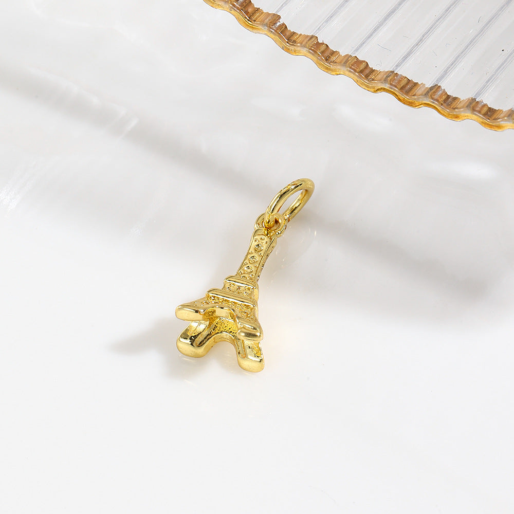 Wholesale 18k copper plated tower liberty pendant