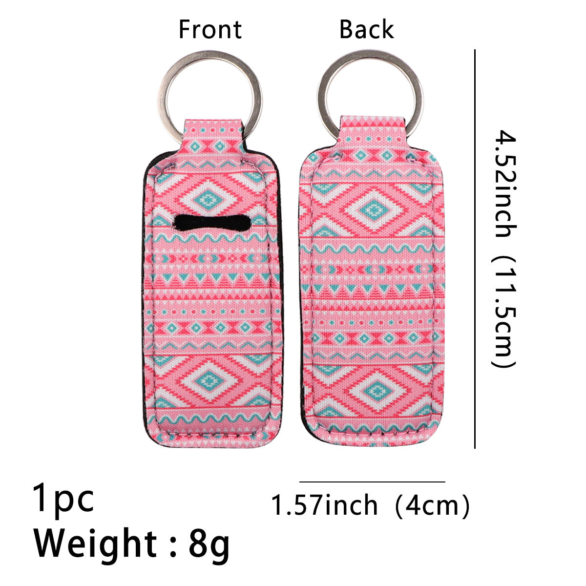 Wholesale 6pcs Bohemian Lipstick Set Keychain