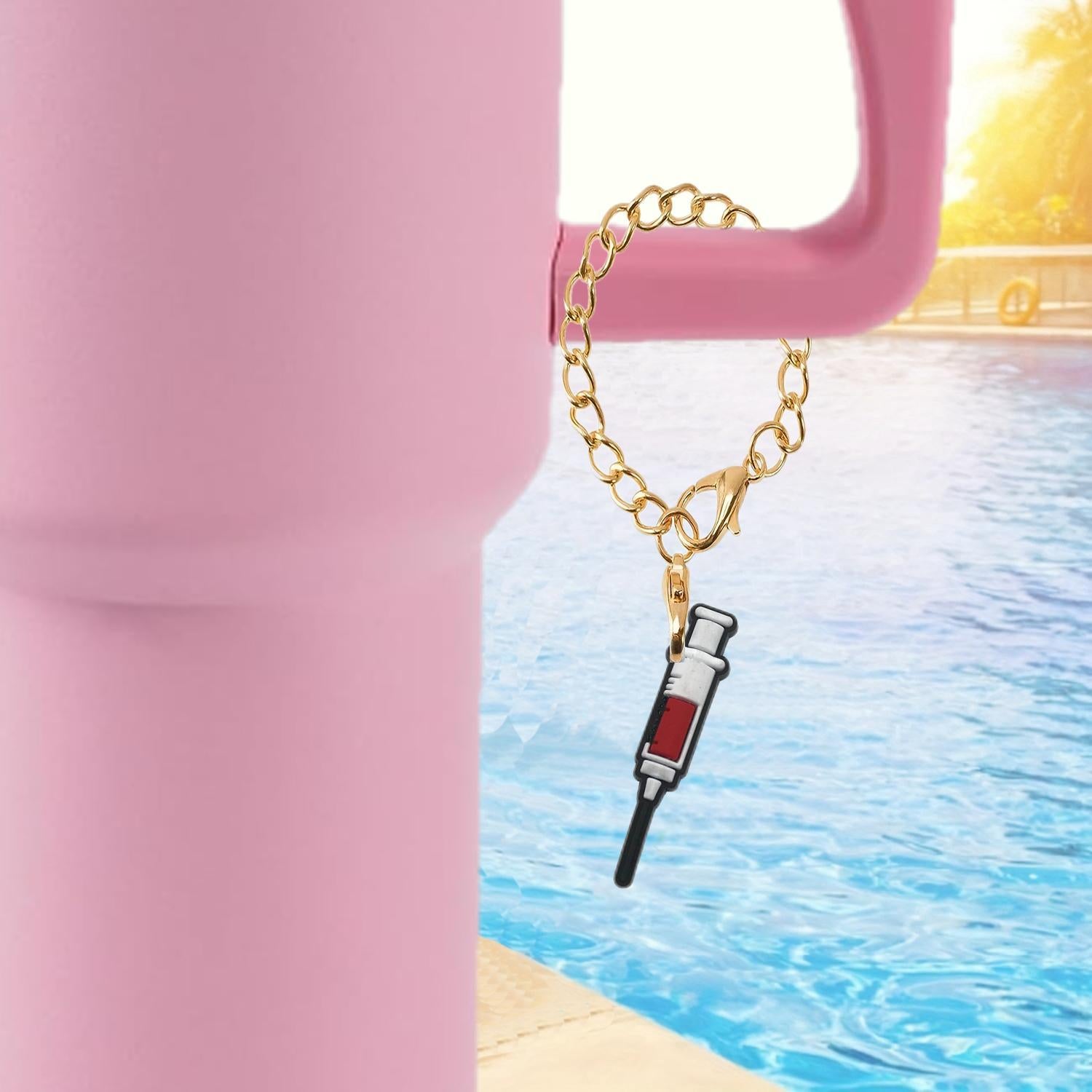 Wholesale Nurse Series Soft Rubber Hanging Chain Cup Accessories Chain ACC-CA-XieJi003