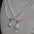 Wholesale  Light Luxury Simple Butterfly Painted Diamond  Pearl  Necklace