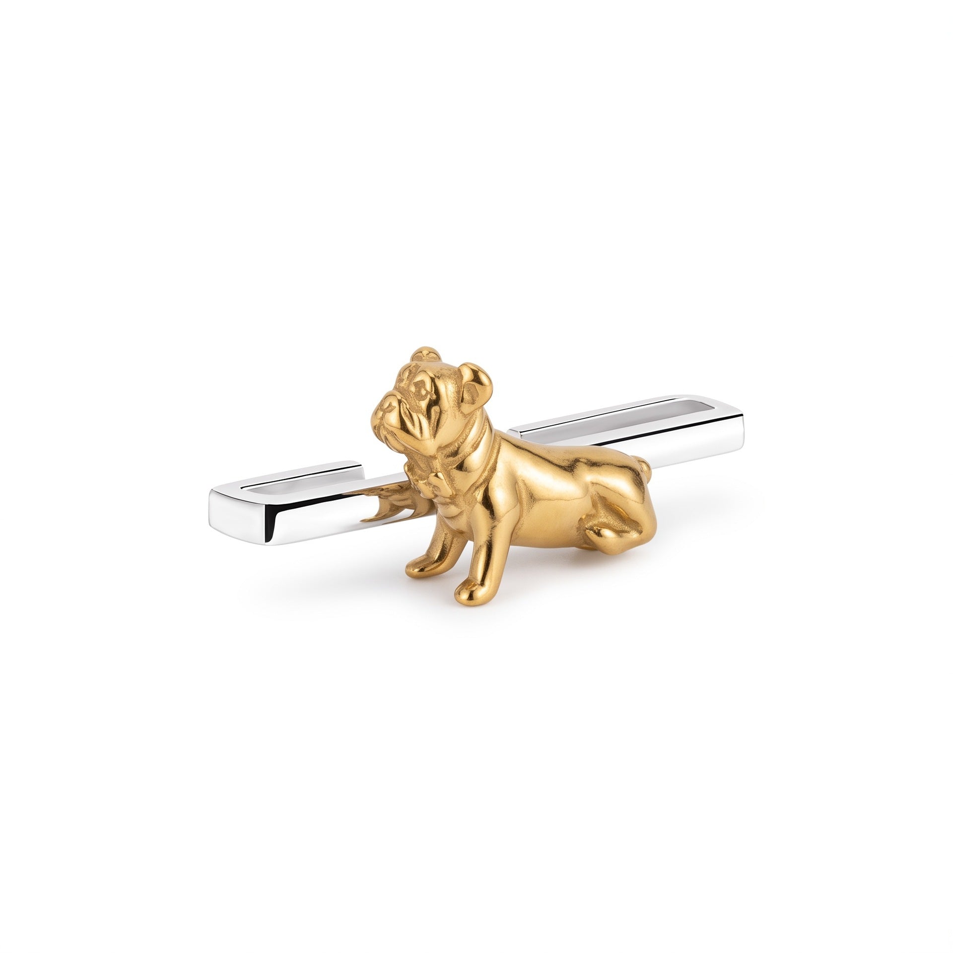 Wholesale Trendy Lion 18K Gold Plated Stainless Steel Watch Strap Charm DIY Jewelry Accessory Boutique Gift