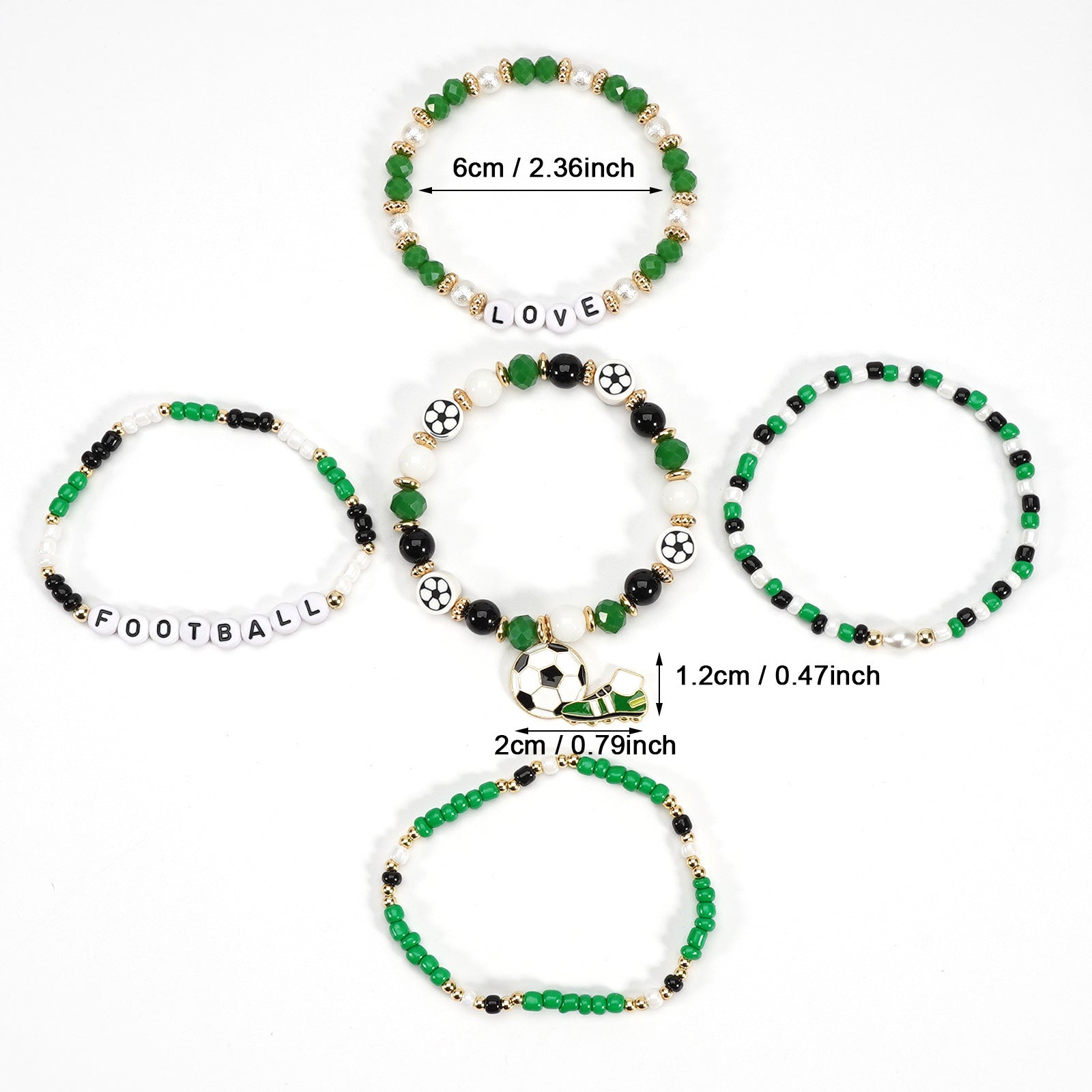 Wholesale USA  Canada and Mexico World Cup Soccer Bracelet