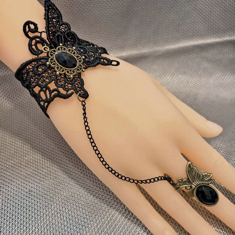Wholesale Vintage Butterfly Lace  Bracelet