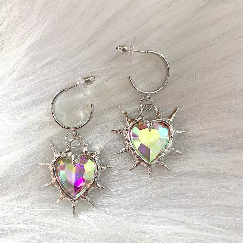 Wholesale  Heart of Thorn Pendant Earrings