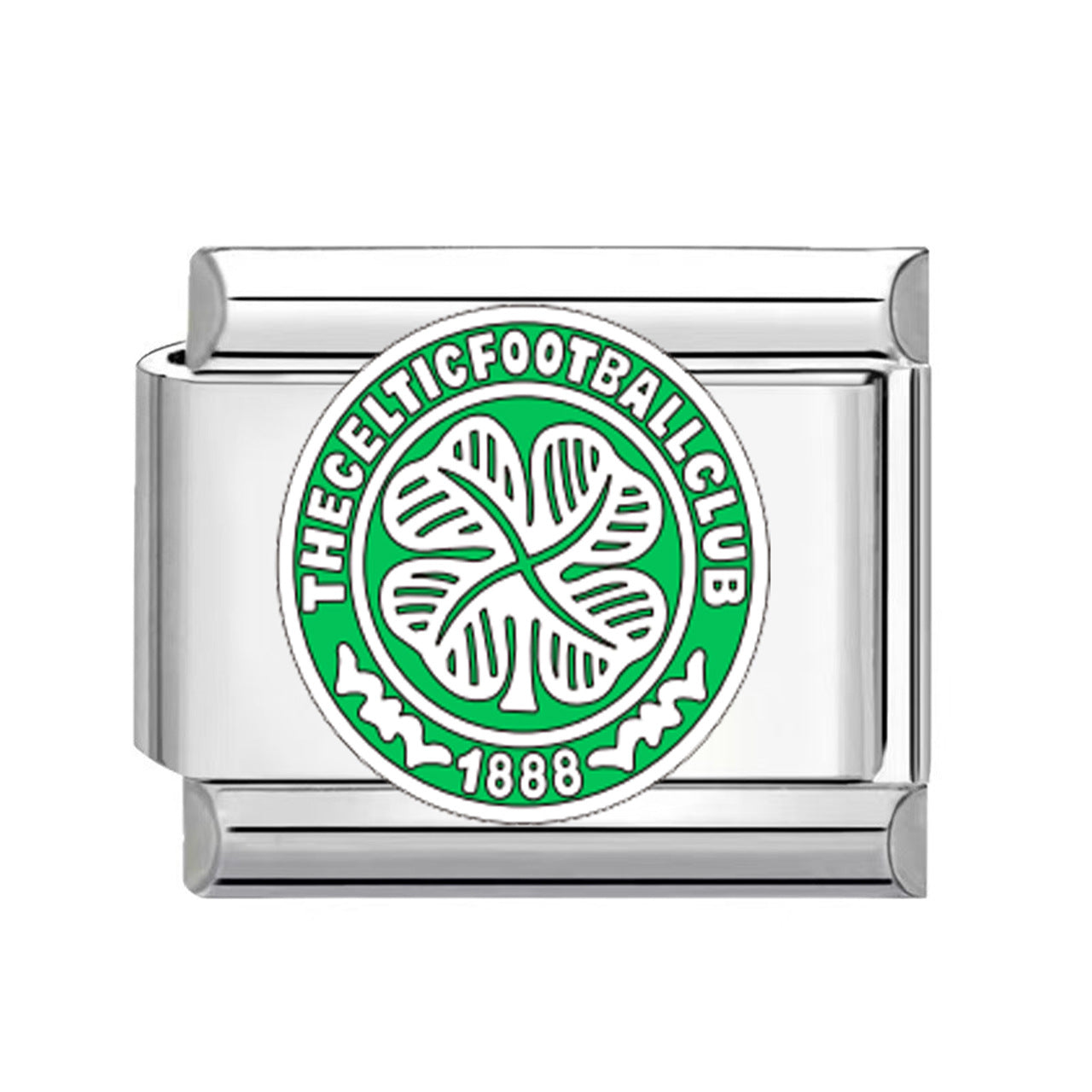 Wholesale Italian Charm Bracelet 9mm DIY Football Series   Creative Stainless Steel Composable Bracelet