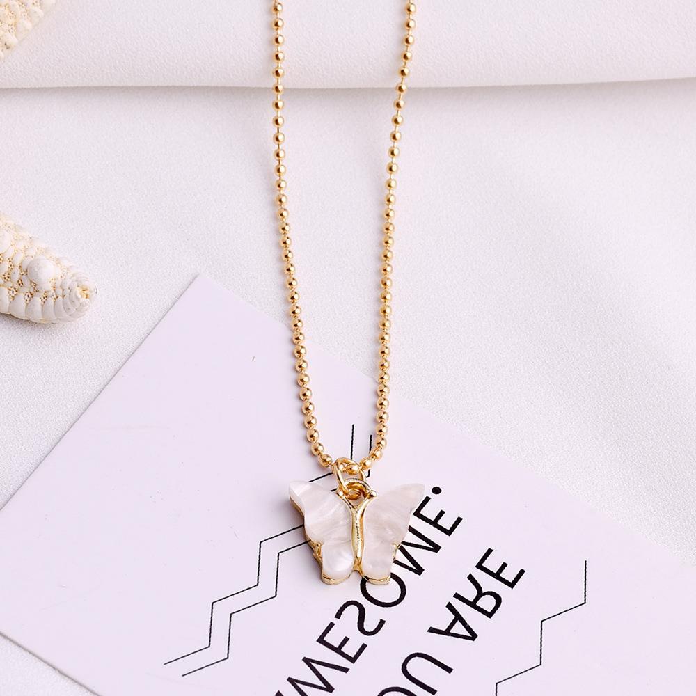 Wholesale Multicolor Butterfly Earrings Necklace ACC-NE-Gaot002