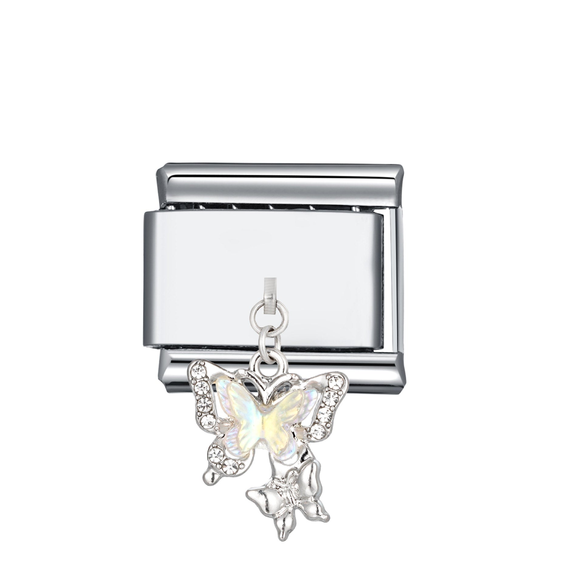 Wholesale Italian Charm Bracelet 9mm DIY  Splicing pendant  Creative Stainless Steel Composable Bracelet