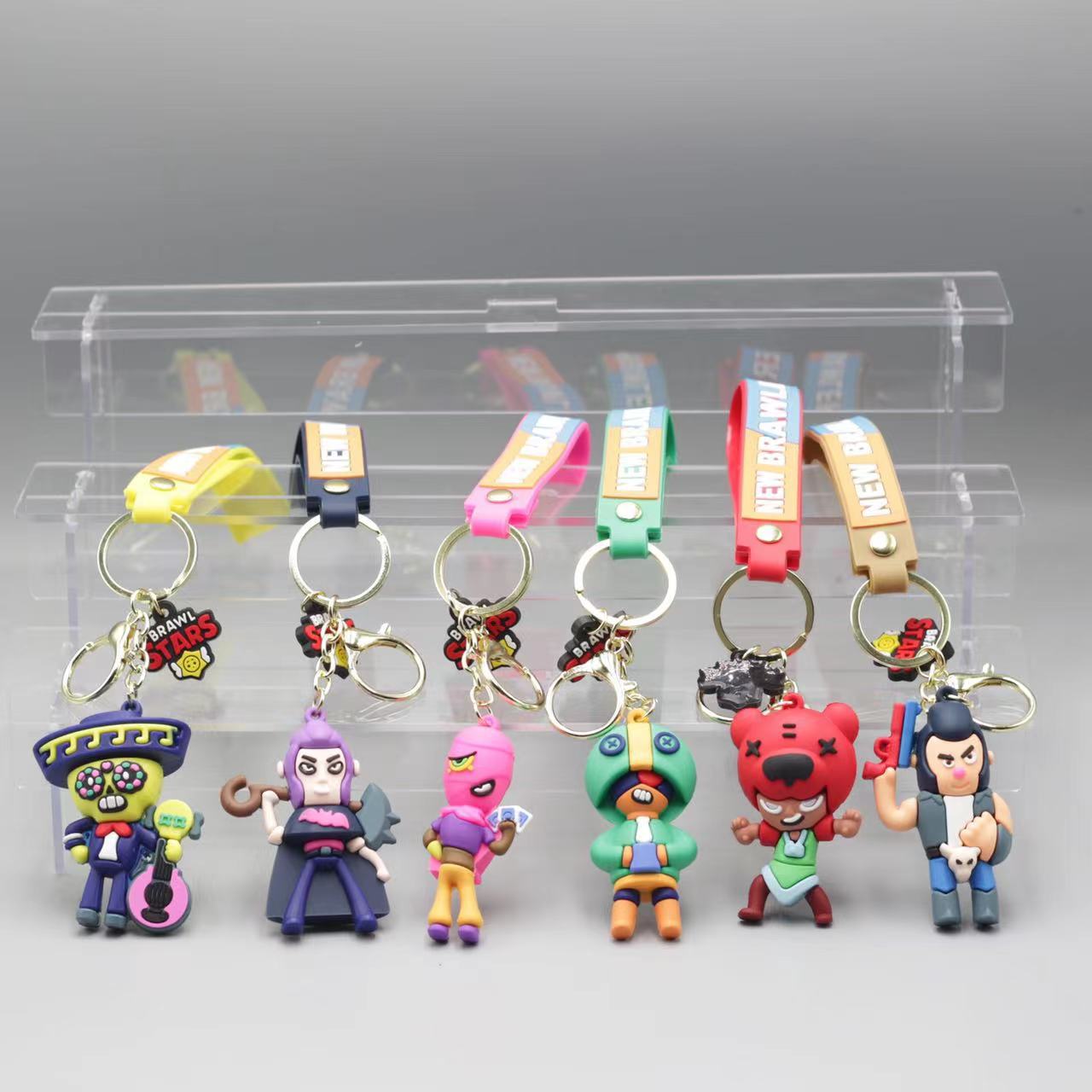 Wholesale Cartoon Doll Anime PVC Silicone Keychain Cute Keychain ACC-KC-QiLi001