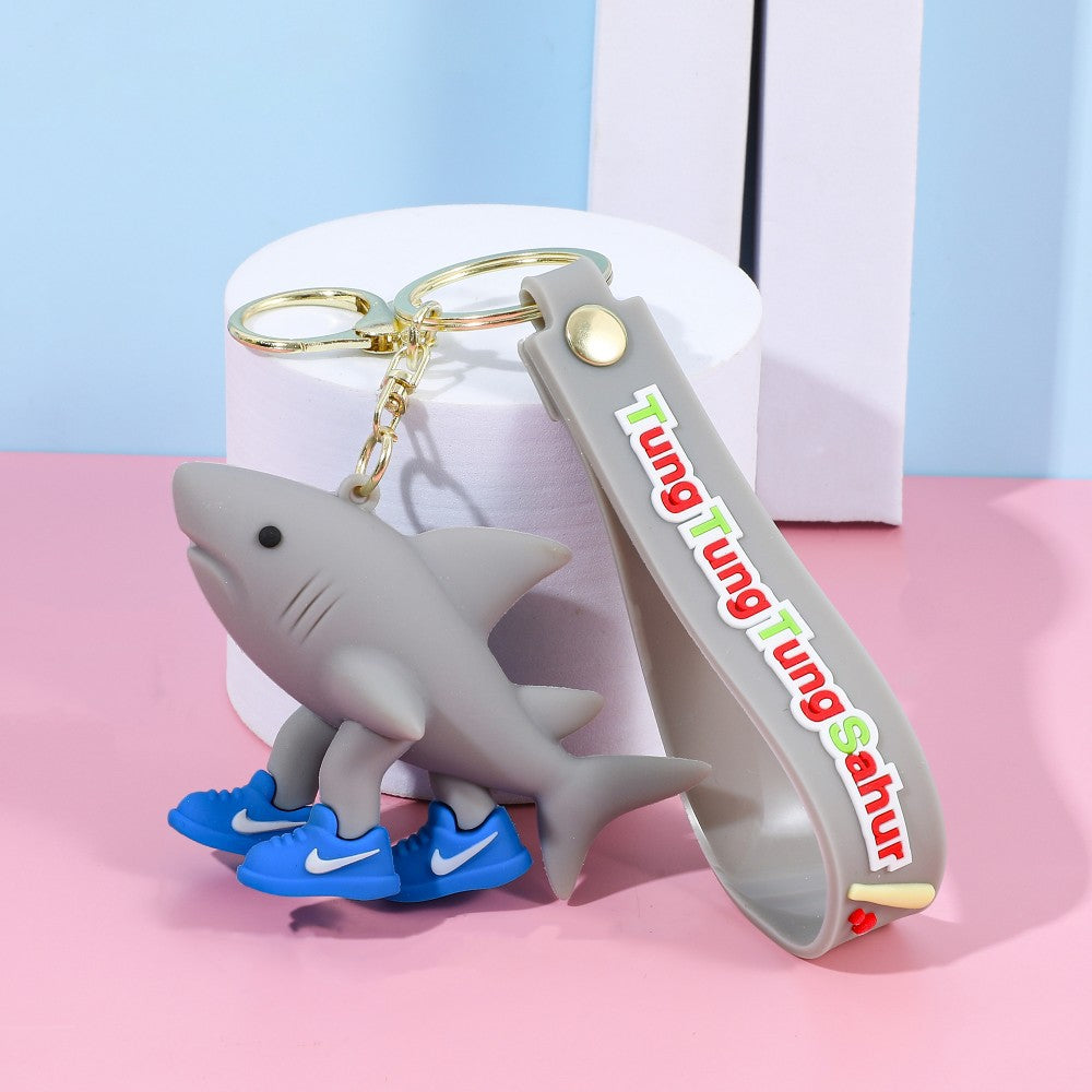 Wholesale Cute cartoon silicone keychain