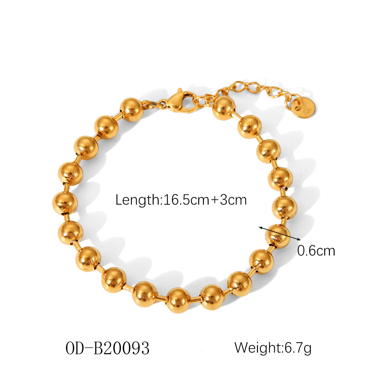 Wholesale 18K gold-plated bracelet stainless steel bracelet