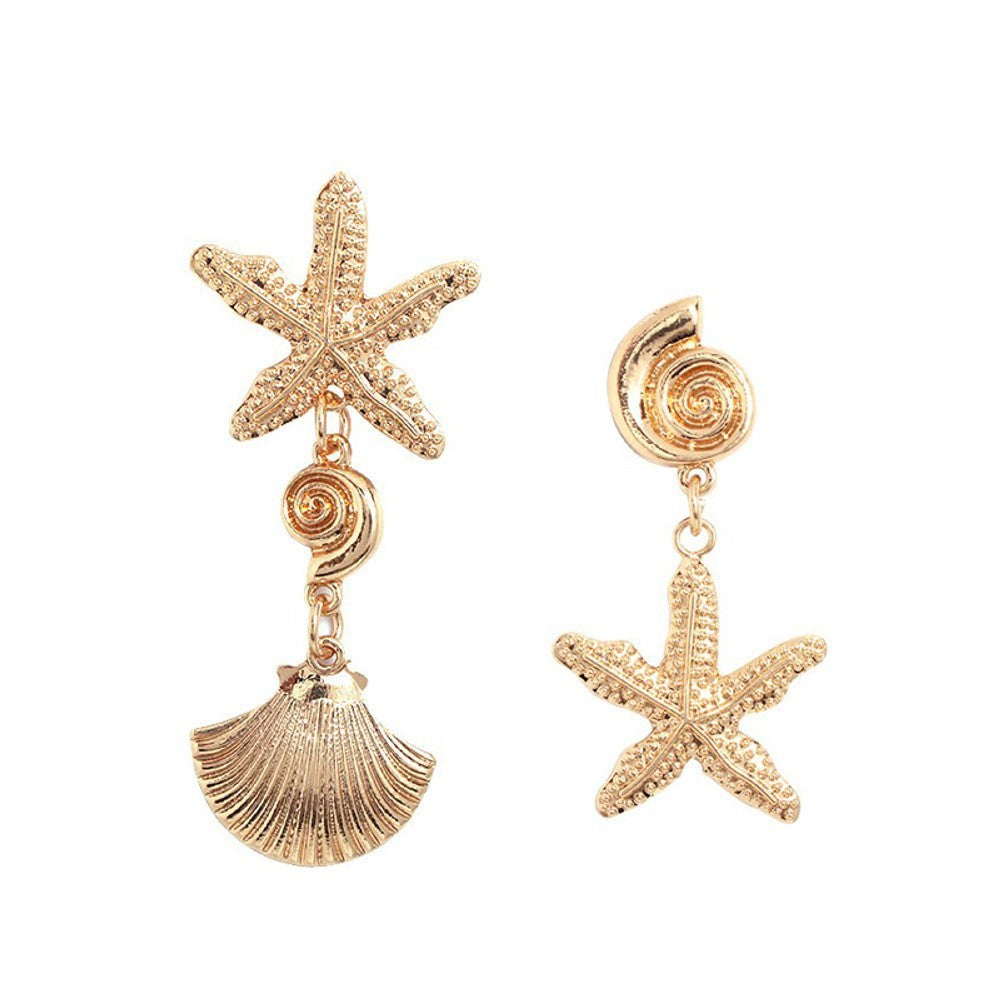 Wholesale Conch Sea Star Pendant Necklace Earrings  Jewelry