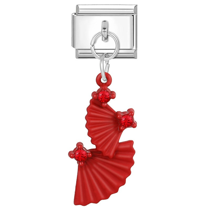 Wholesale 9mm Italian Charm Starter Bracelets DIY Pendant Stainless Steel Composable Bracelet