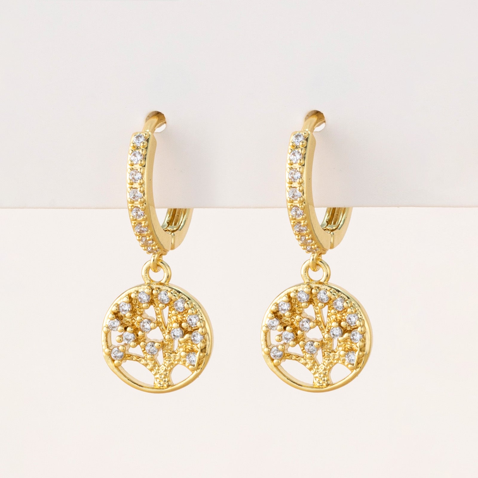 Wholesale Micro-Inlaid Zirconia Cross Bow Earrings ACC-ES-SY001