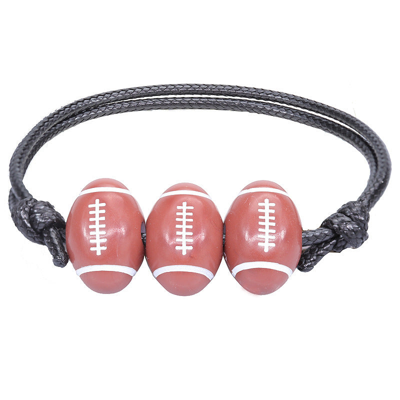 Wholesale Basketball Football Bracelet