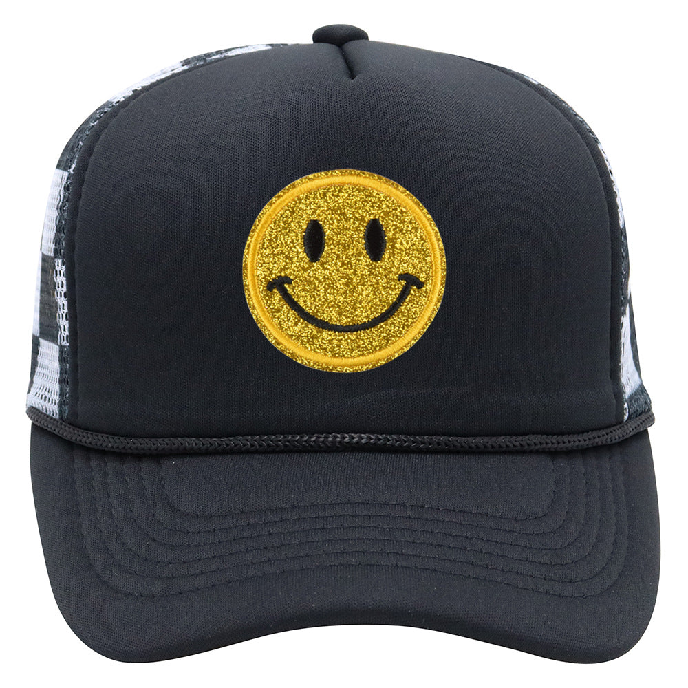 Wholesale Children's Smiling Face Truck Mesh Hat Baseball Cap