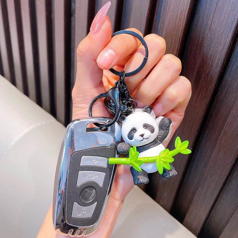 Wholesale Bamboo Panda Resin Keychains ACC-KC-WoAn011