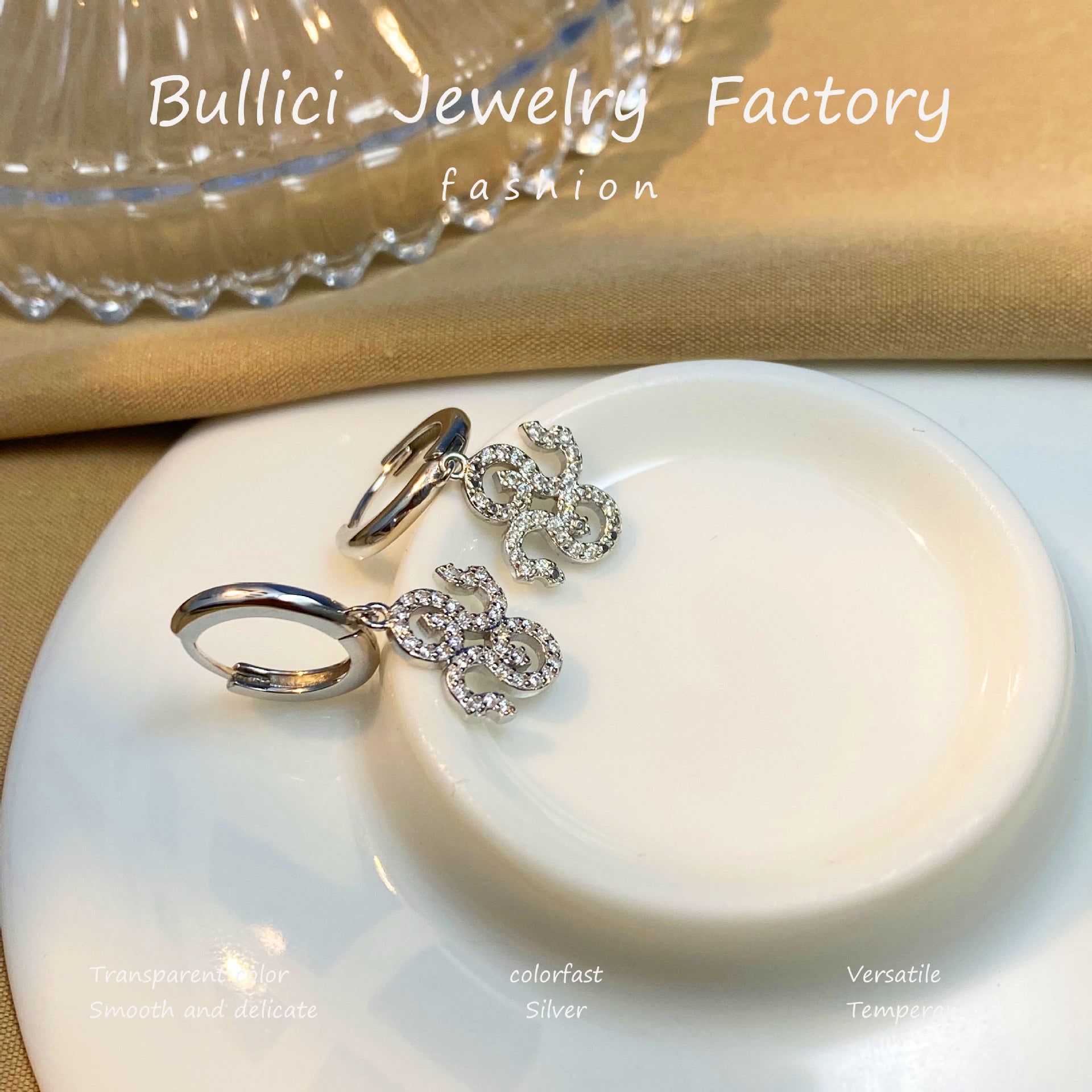 Wholesale S925 sterling silver snake earrings