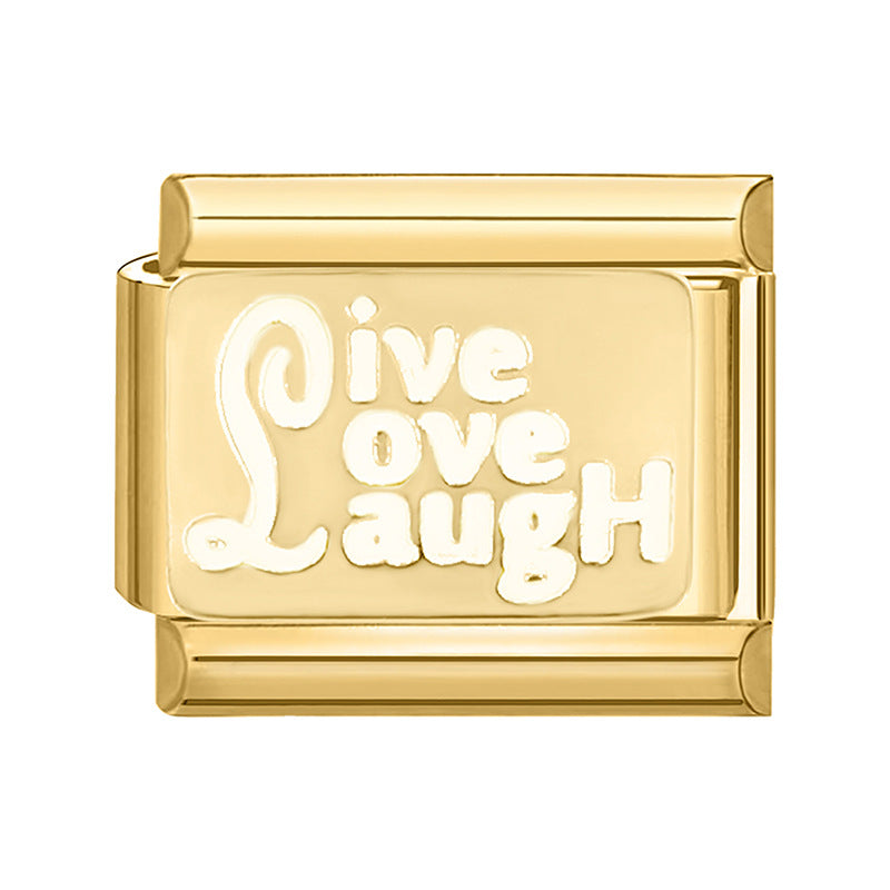 Wholesale Italian Charm Bracelet 9mm DIY Splicing Fashion Creative Pattern Stainless Steel Composable Bracelet