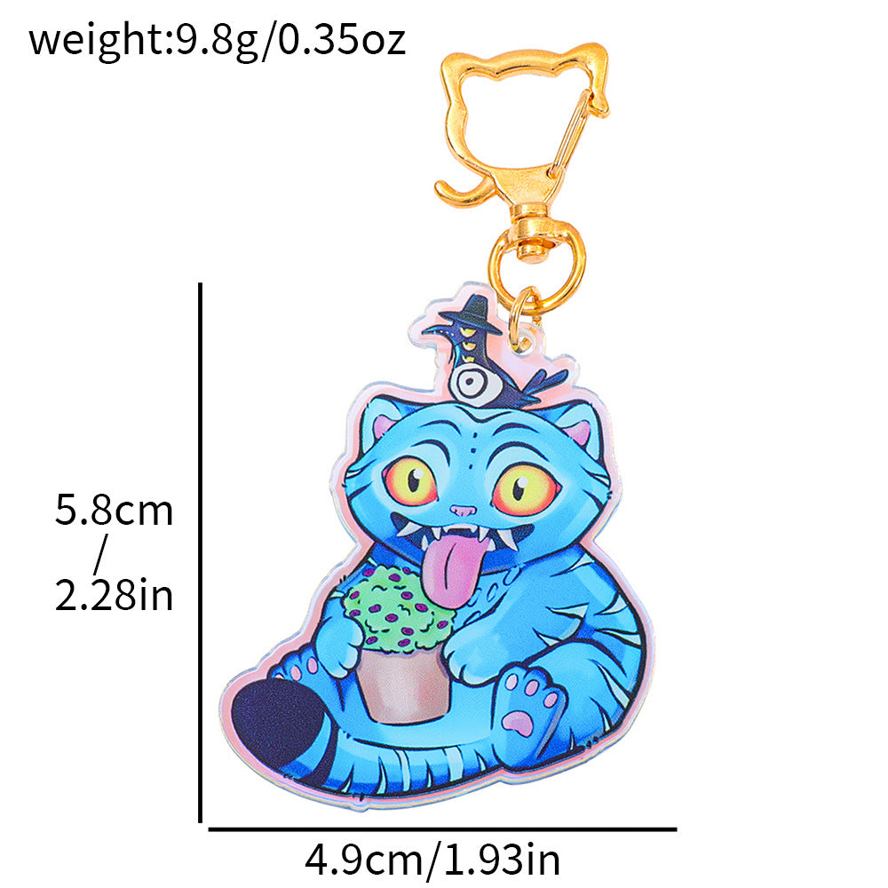 Wholesale Kpop Tiger Acrylic Keychain