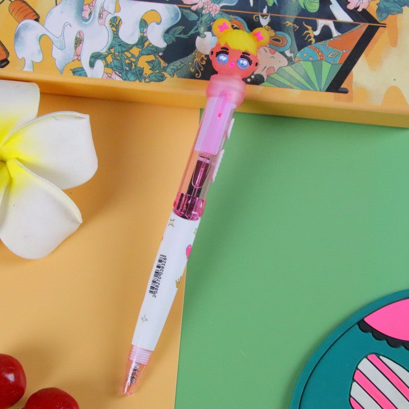 Wholesale  cute cartoon student stationery blue oily signature pen