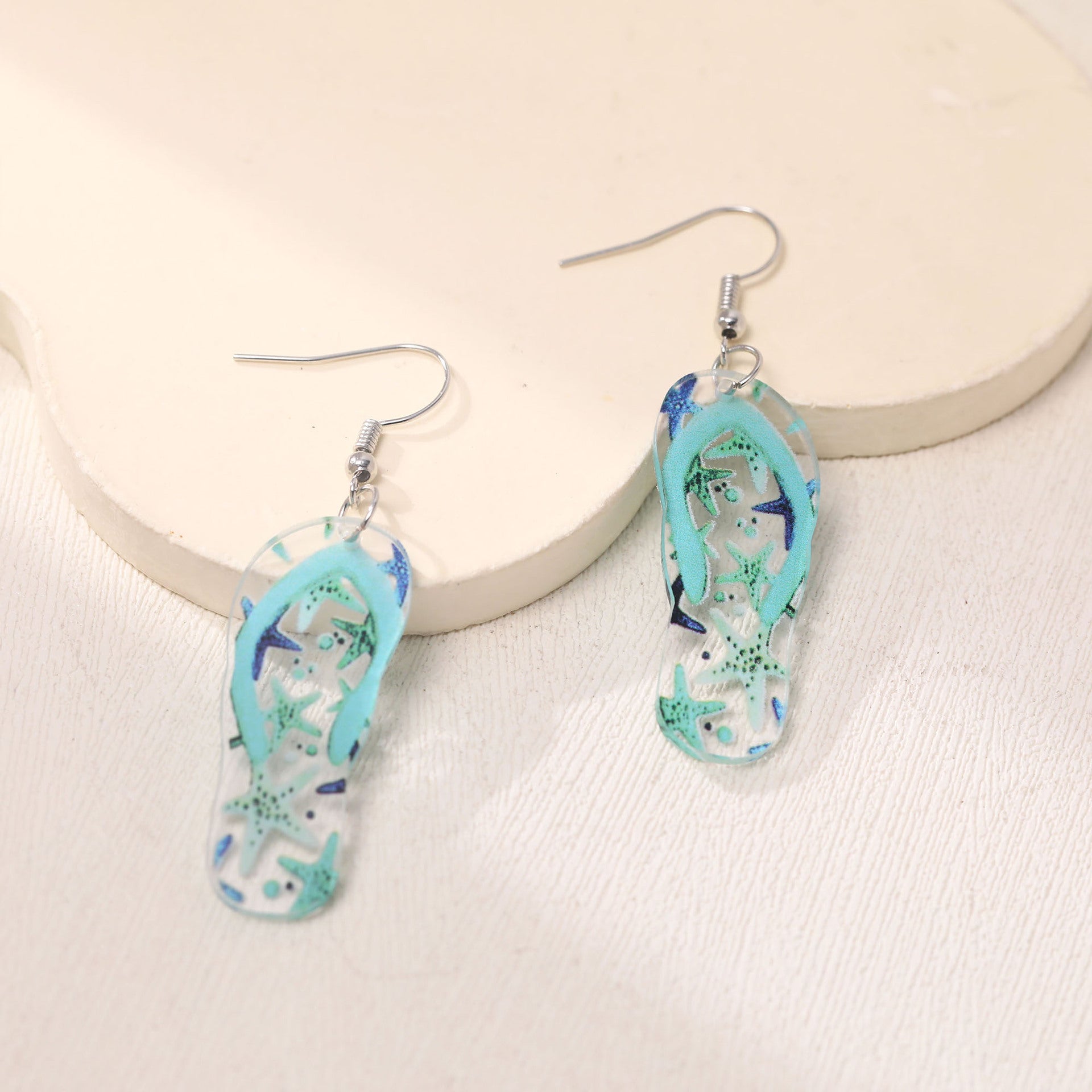 Wholesale Acrylic earrings colorful English letter earrings