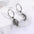 Wholesale  sun moon asymmetric couple earrings