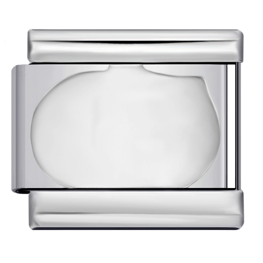 Wholesale Italian Charm Bracelet 9mm DIY Splicing Removable Silver Stainless Steel Composable Bracelet