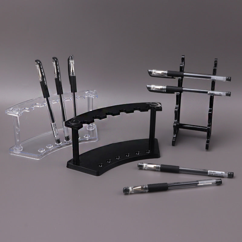 Wholesale Acrylic Pen Holder Makeup Pen Display Rack ACC-PC-WeiTuo001