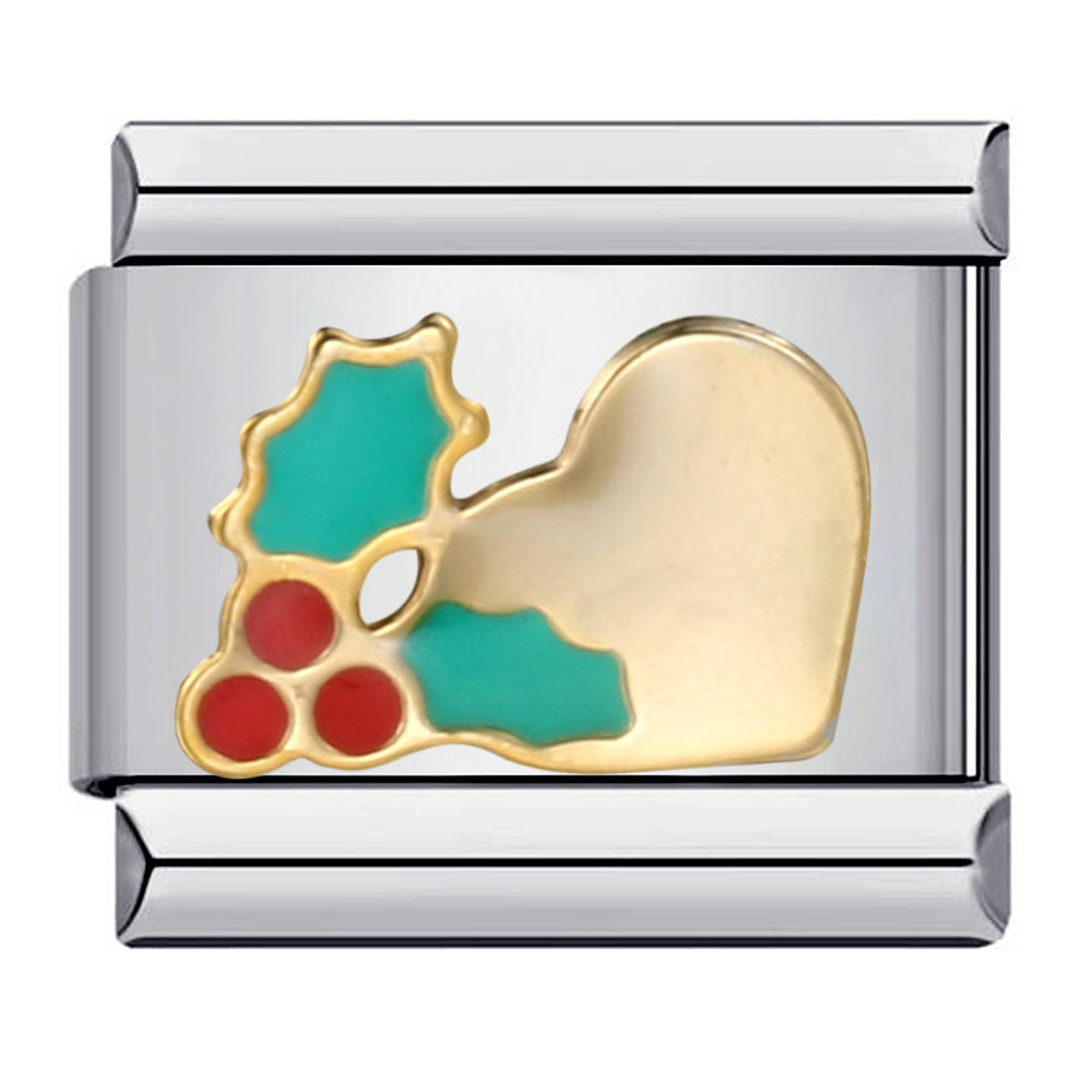 Wholesale Italian Charm Bracelet 9mm DIY polka dot pattern  Creative Stainless Steel Composable Bracelet