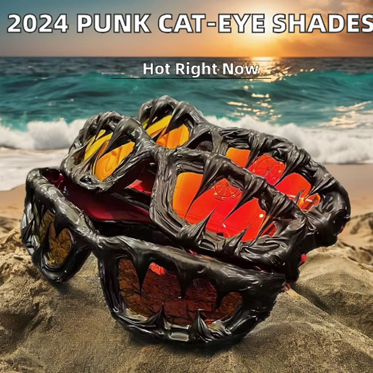 Wholesale Exaggerated Avant-Garde Party Sunglasses Fashion Accessory Gift
