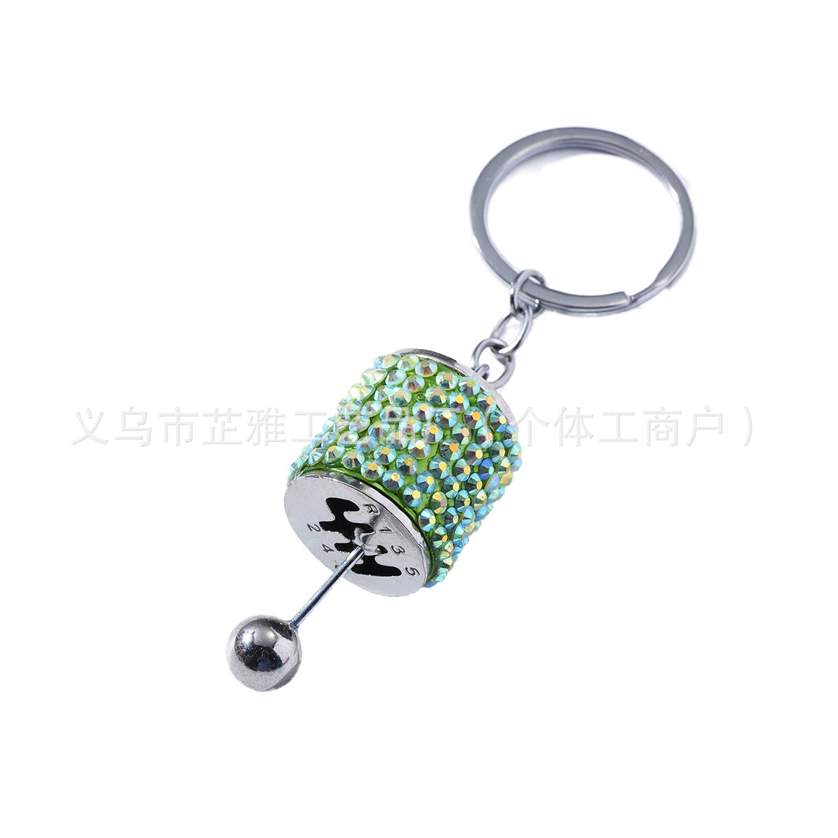 Wholesale Car modified gear shifter with diamond keychain